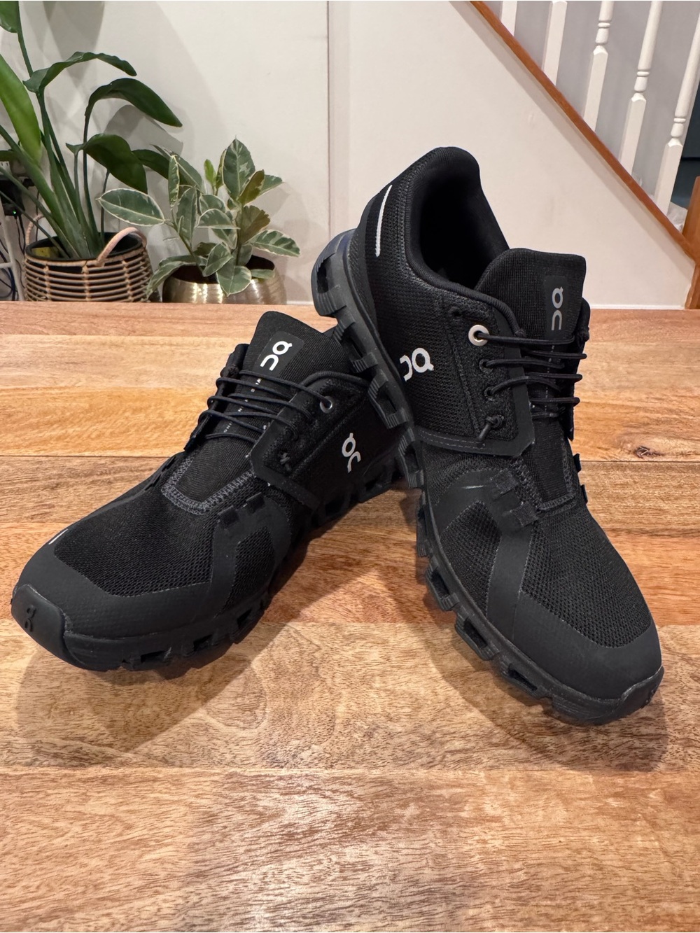 Like New - On Running Men's Black Cloudventure Trail Sneakers